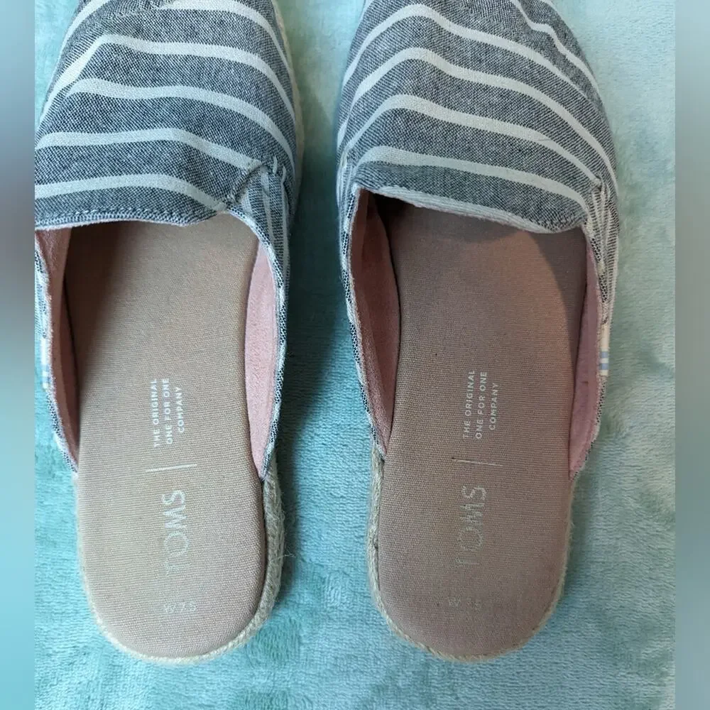 TOMS Nova Women's Striped Slide 7.5